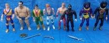 Karate Kommandos Action Figure Lot Chuck Norris Reed Smith Tabe Kimo Super Ninja