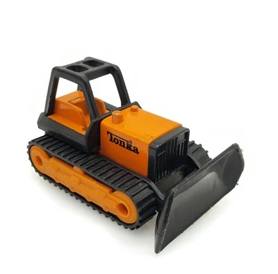 McDonalds Happy Meal Toy 2003 Tonka Orange Bulldozer Vehicle - Image 1 of 4