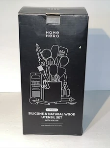 Juego de utensilios de silicona y madera de 44 piezas Home Hero nuevo - Imagen 1 de 9