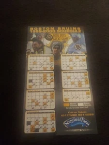 Boston Bruins 199-2000 Magnetic Schedule Good Guys Great Game - Picture 1 of 2