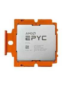 AMD EPYC GENOA SP5 ZEN4 9554 64-Core 3.1GHz Processor 100-000000790 Server CPU - Picture 1 of 2