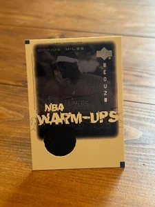 2000-01 Upper Deck Encore NBA Warm-Ups #DM-W Darius Miles Jersey Patch Card - Picture 1 of 8