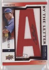 2009 Signature Stars USA By the Letter Signatures Chad Bettis (letter A) Auto