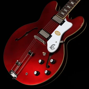 Epiphone Riviera Sparkling Burgundy with gig bag electric guitar - Picture 1 of 12