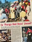 Porgy and Bess, Sidney Poitier, Sammy Davis Jr., Full Page Vintage Clipping