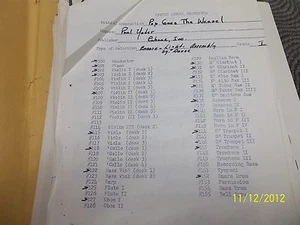 Arreglo de partitura completa de la orquesta escolar pop goes the weasel yoder 1934 - Imagen 1 de 2