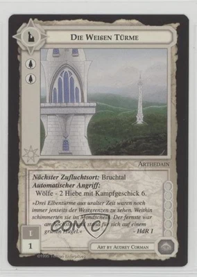1995 Middle Earth CCG - The Wizards German Limited The White Towers #WHTO - Image 1 of 2