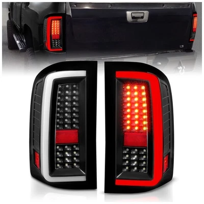 Anzo 311380 LED Tail Lamp For Chevrolet Silverado 1500 2007-2013 LH RH Black - Image 1 of 4