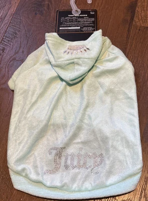 Sudadera con capucha Juicy Couture Terry Dog verde menta M Foto 1 de 4