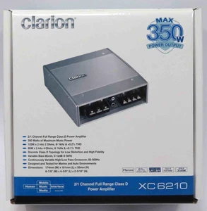 Clarion XC6210 350W 2/1-CHANNEL POWER AMPLIFIER - Foto 1 di 4
