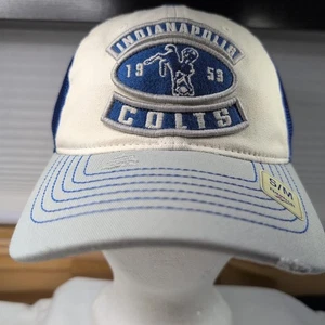 Indianapolis Colts NFL Reebok Vintage Collection Adult Unisex White S/M Cap/Hat - Picture 1 of 10
