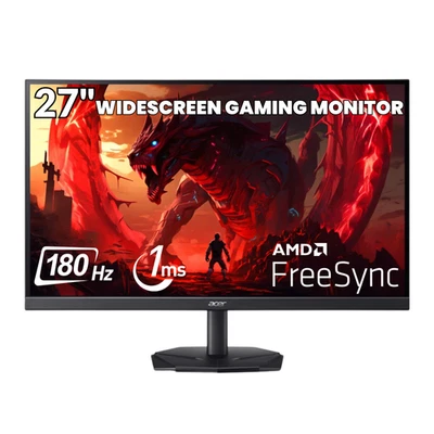 Acer 27 дюймов Nitro KG1 широкоэкранный игровой монитор KG271U N3BMIIPX AMD FreeSync 180 Гц - Изображение 1 из 4