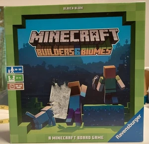 Minecraft Builders and Biomes Ravensburger Game Complete - Opened Box - Picture 1 of 8