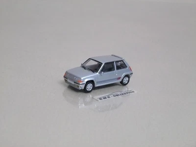 H0 RENAULT 5 SUPERCiNQUE GT TURBO FASE 2 PH.II 1989 SILVER PCX 1/87 HO - Immagine 1 di 3