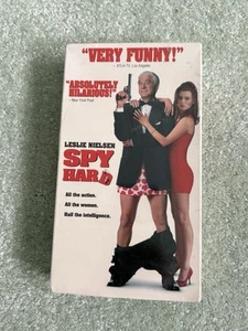 1996 Spy, Hard Leslie Nielsen VHS Tape New And Sealed  - Picture 1 of 6