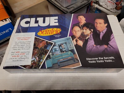 USAOPOLY CLUE: Seinfeld НОВЫЙ БЕСПЛАТНАЯ ДОСТАВКА - Изображение 1 из 2
