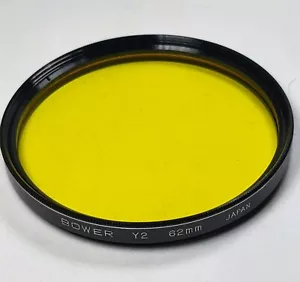 62mm Bower Yellow Y2 K2 Glass Color Conversion Lens Filter Japan 62 mm E62 E-62 - Picture 1 of 6