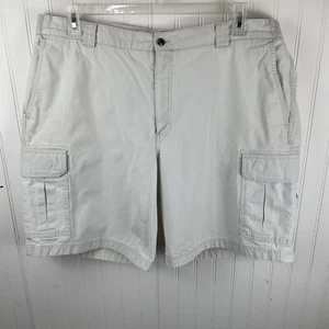 LL Bean Cargoshorts Erwachsene groß beige khaki Outdoor Wandern Angeln Herren Größe 42 - Bild 1 von 9