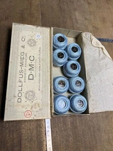 8 bobines DMC fils en couleur ancien (n.13 ) - Picture 1 of 5