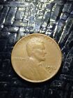 US 1956 D Lincoln wheat penny One Cent Coin Full Rim Error L In Liberty