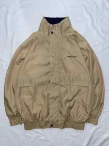 PIERRE BALMAIN VINTAGE 90`S BEIGE NAVY JACKET WINDBREAKER LUXURY Y2K SIZE MENS L - Picture 1 of 19