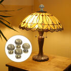  4 Pcs Metal Lamp Cap Decoration Lampshades for Table Solid Finials