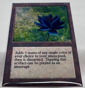 Magic: The Gathering Alpha Black Lotus Card Refrigerator Magnet (2.5" x 3.5") - Picture 1 of 8