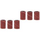 200 Pcs Red Grinding Head Polisher Sanding Bands Manicure Tools