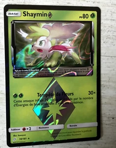 CARTE POKEMON PRISME RARE NEUVE SHAYMIN 80 PV 10/181 PA V NI EX SOLEIL LUNE - Bild 1 von 2