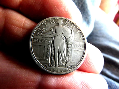 Very Nice Better Date 1917-S Type One Standing Liberty Silver Quarter C6 - Image 1 of 2