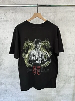 Camisa Bruce Lee Vintage Años 90 Talla Grande L - Camiseta Negra Artes Marciales Foto 1 de 4
