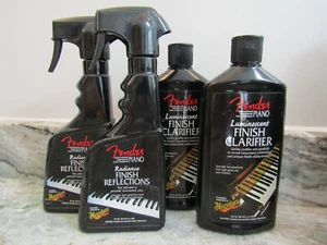 4 x MEGUIAR'S FENDER GUITAR + PIANO FINISH PFLEGEMITTEL - SPRÜHREINIGER und WAX - Bild 1 von 7