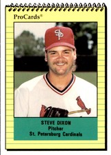 1991 St. Petersburg Cardinals ProCards #2268 Steve Dixon Louisville Kentucky KY 