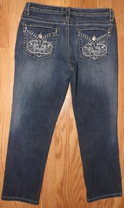 NINE WEST VINTAGE ANKLE AMERICA DESIGNER GRÖSSE 6 MISSY RELAXED DAMEN BLAUE JEANS - Bild 1 von 10