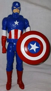 Captain America Action Figure 12" With Shield Used - Picture 1 of 2