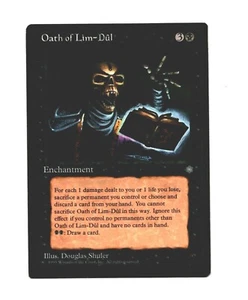 MTG Oath of Lim-Dul SP Ice Age Magic the Gathering ~ kostenloser Versand ~ - Bild 1 von 2