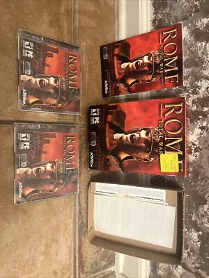 Rome Total War PC 2004 Complete Small Box Game Set 3 Discs Manual - Image 1 of 4