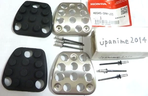 HONDA GENUINE CIVIC FD2 TYPE-R Brake Clutch Pedal Pad 46545-SNW-J21 x2* - Imagen 1 de 2