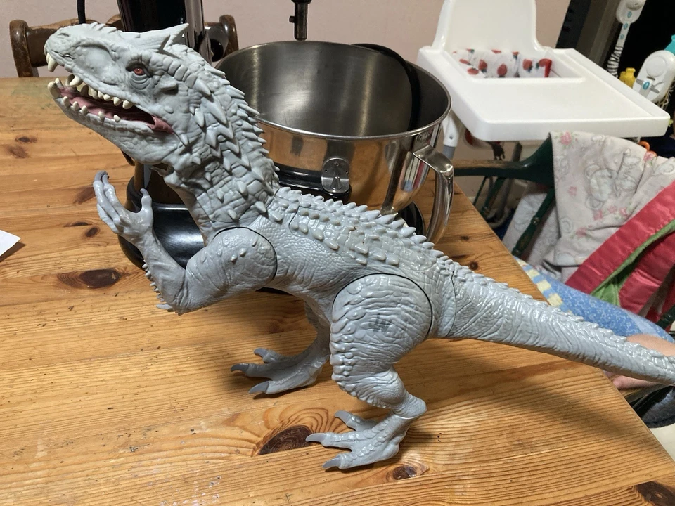 Jurassic World Destroy N Devour Indominus Rex 23" Figura Luz Sonido FX Dinosaurio Foto 1 de 4