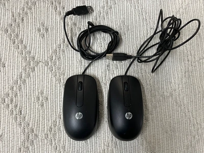 Lote de 2x Ratón HP USB Ratón Óptico Desplazamiento con Cable 672652-001 674316-001 SM-2022 Foto 1 de 3