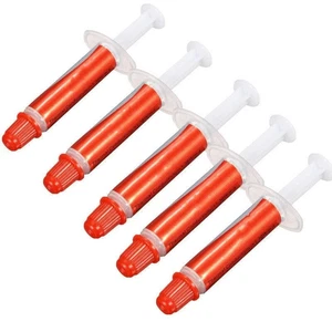 5 x HY420 White 1g Thermal Grease Paste 1.36W/m-k LED Copper Heatsink CPU etc. - Afbeelding 1 van 4