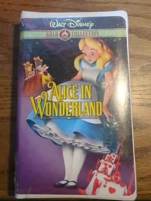  WALT DISNEY ALICE IN WONDERLAND GOLD CLASSIC COLLECTION VHS UNOPENED SEALED - Image 1 of 3
