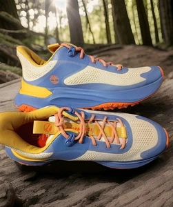 Womens Timberland Motion Access Low Lace Leather Trail Sneaker-Natural Knit 7.0 - Picture 1 of 9