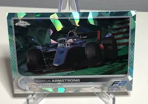 2022 Topps Chrome Formula 1 Marcus Armstrong F2 Sapphire Aqua/99 - Picture 1 of 2