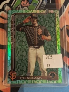 2025 Topps Serie 1 - Matt Chapman #221 Holiday Easter Green Foil - Foto 1 di 1
