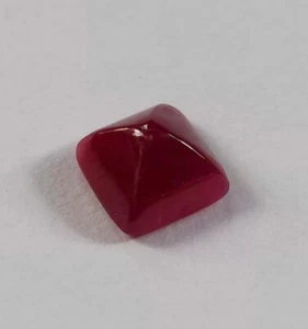 Impresionante pan de azúcar de rubí natural, hermoso rubí rojo rosado 7,50 mm / 2,90 CTS - Imagen 1 de 6
