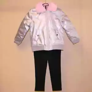 Buffalo David Bitton 3 Pc Set Jacket, Top & Leggings. Little Girls variation - Picture 1 of 3