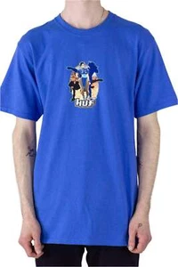 HUF X Street Fighter Chun-Li T-Shirt- Royal Blue - Foto 1 di 7