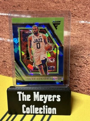 Talen Horton-Tucker Utah Jazz 2022-23 Flux #132 Blue Cracked Ice Prizm SSP /25🔥 - Image 1 of 4
