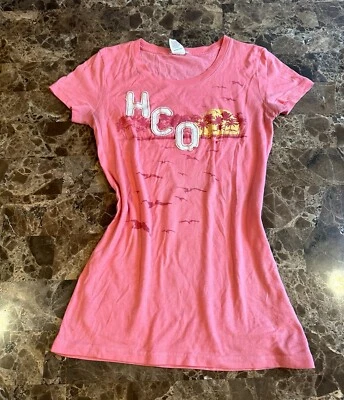 Camisa Y2K Hollister Bella Swan Elena Gilbert Parche Manga Corta Hada Años 2000 Talla M Foto 1 de 4